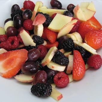 Chopped fruit