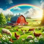 artistic image of a farm 01